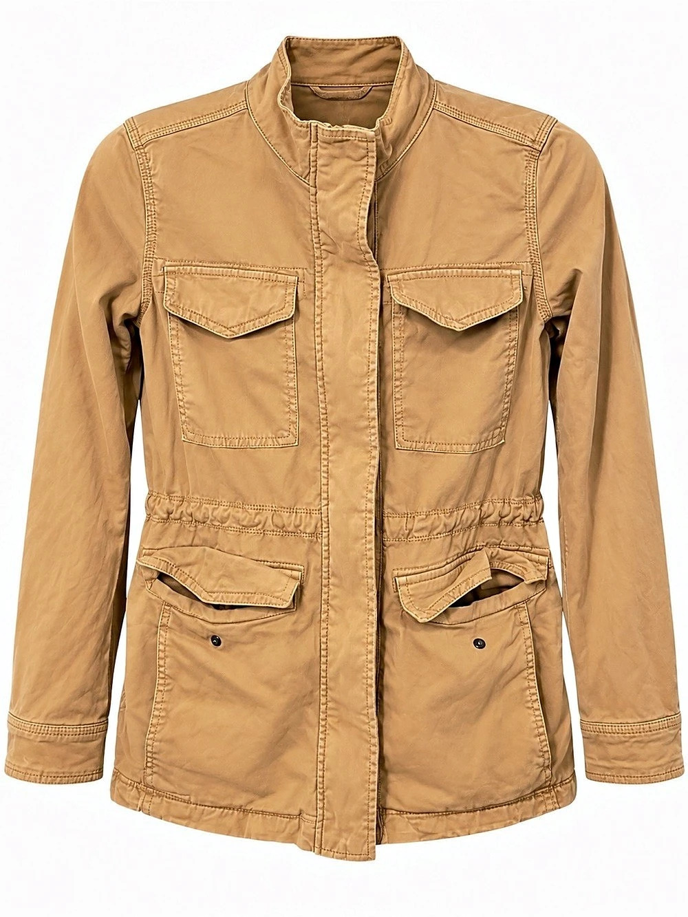 GAP Women’s XS Tan Khaki Utility Field Jacket Military Four Pocket